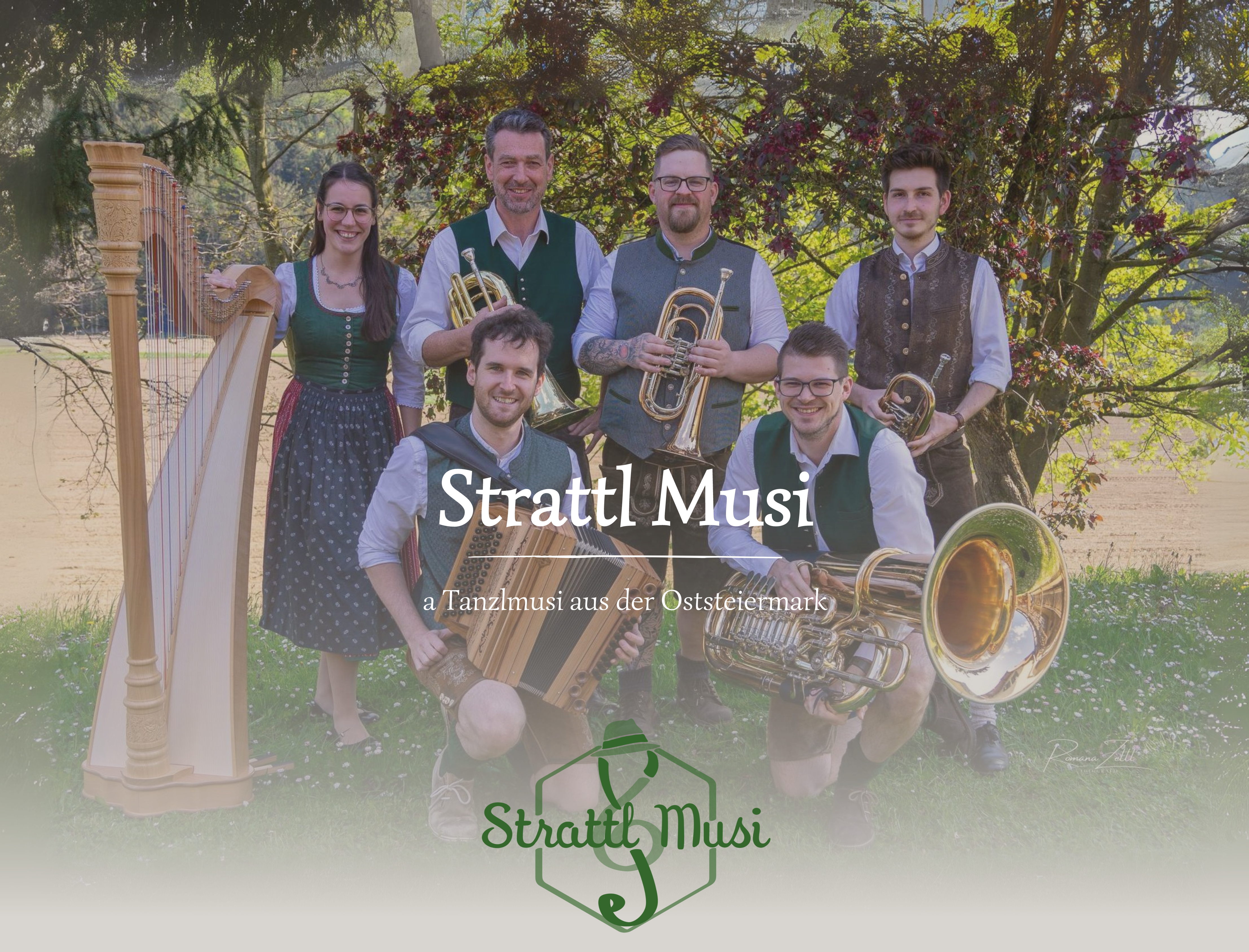 Strattl Musi - a Tanzlmusi aus der Oststeiermark. EIn Gruppenfoto von uns.