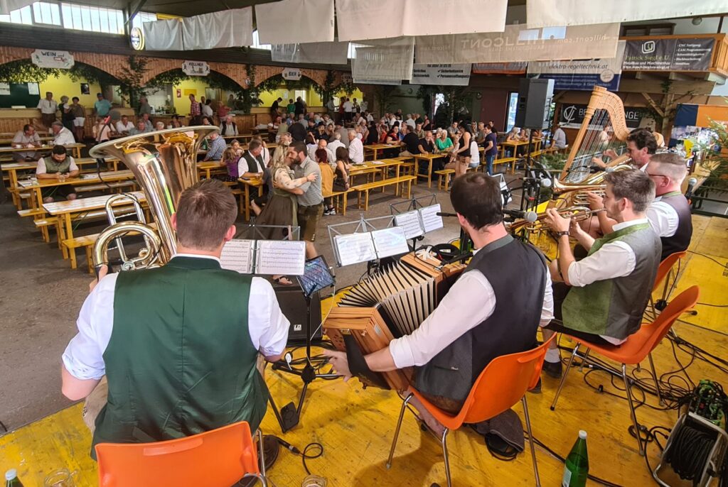 Strattl Musi bei einem Fest